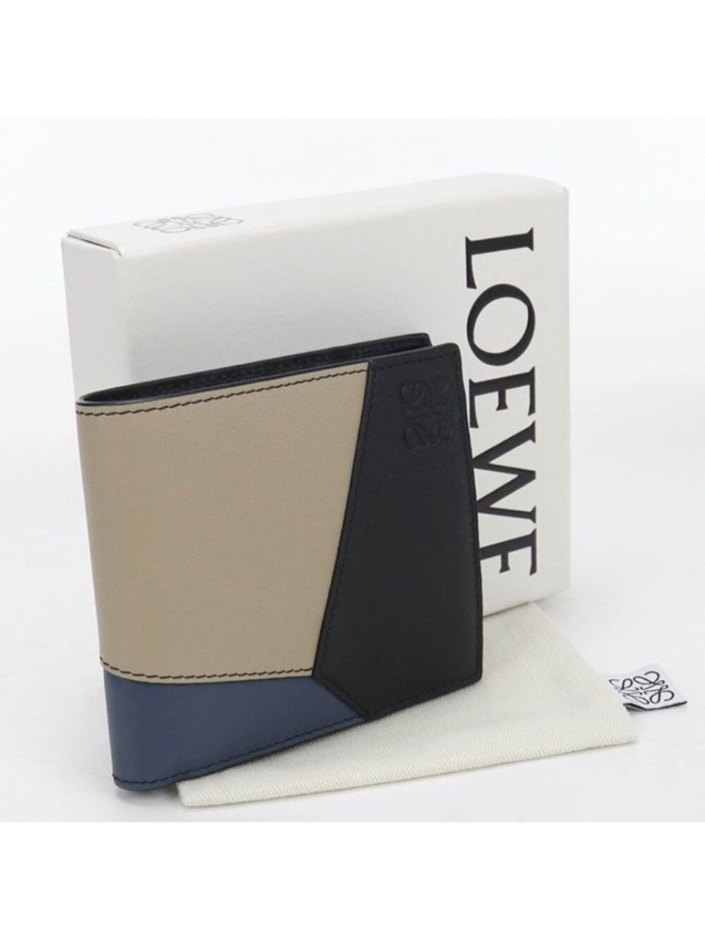 Loewe Bifold Coin Wallet Puzzle Classic Calf